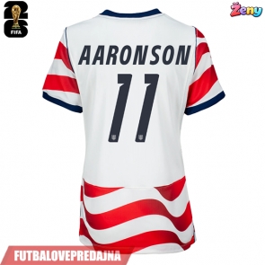 Lacne Ženy Futbalové dres Spojené štáty Brenden Aaronson #11 MS 2026 Krátky Rukáv - Domáci